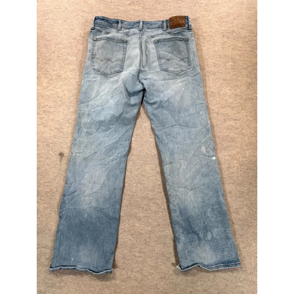 American Eagle Mens Jeans 38x32 Blue Straight Ne(x)t Level Flex Stretch